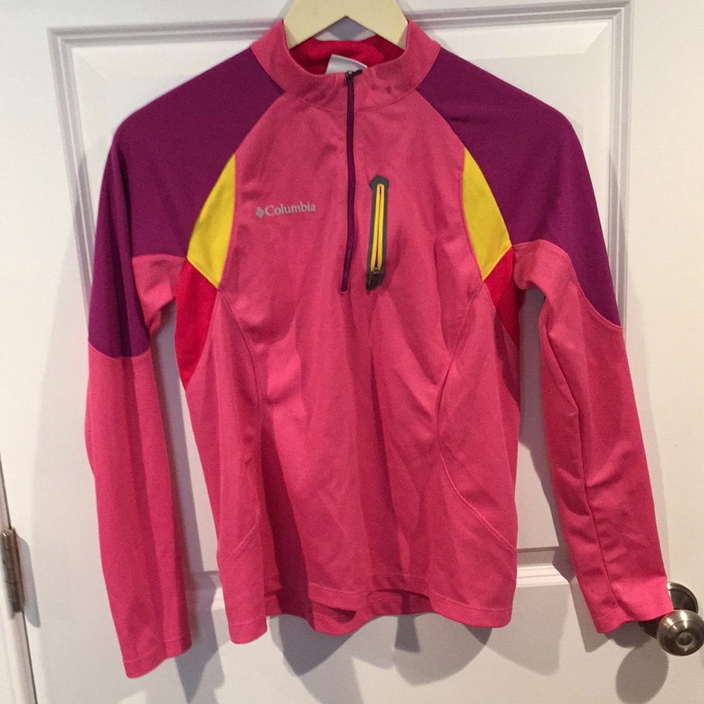 Columbia lightweight warmup pullover Omni-wick